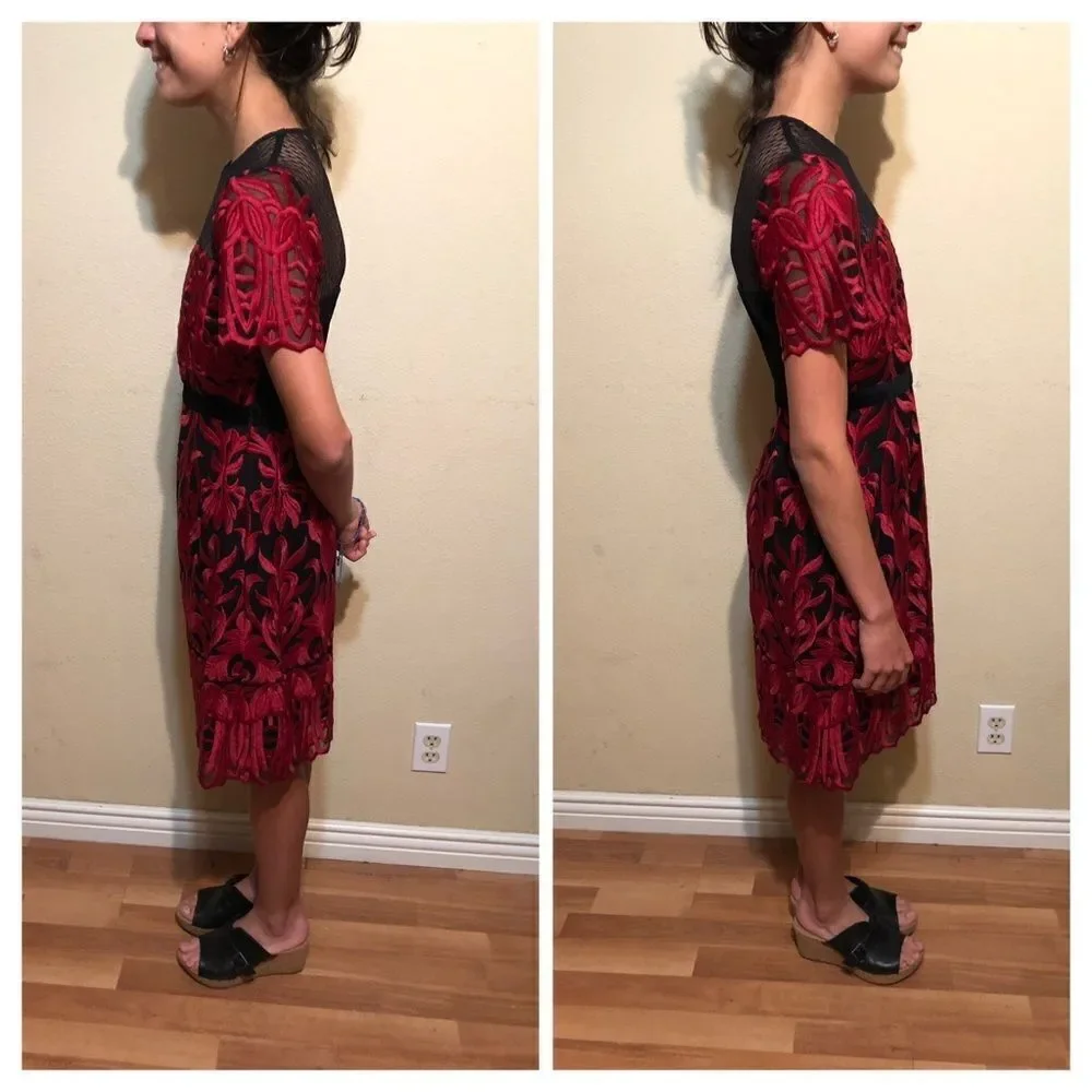 Foxiedox Rosa Lynn Crochet Dress Size Small - Picture 3 of 8